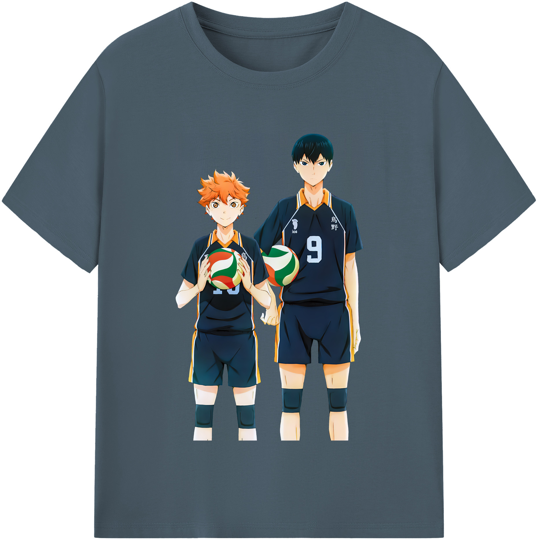 （画像用） ハイキュー!! Haikyu!! 綿100％半袖Tシャツ（フロントプリント）